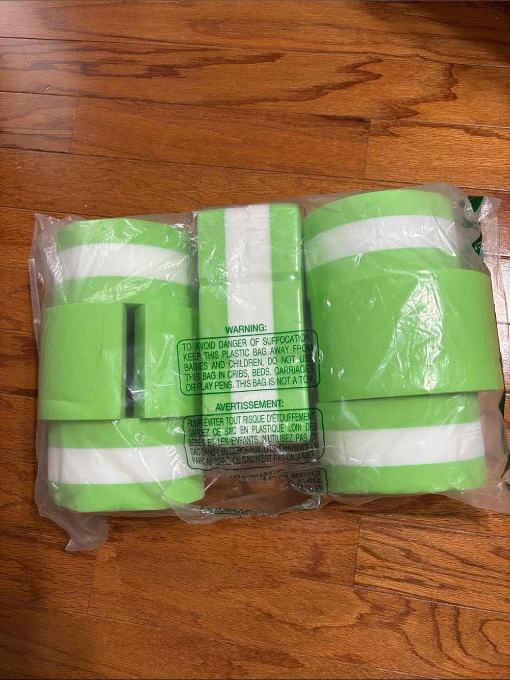 Green and White Party Garland Strips - Home Party Supplies